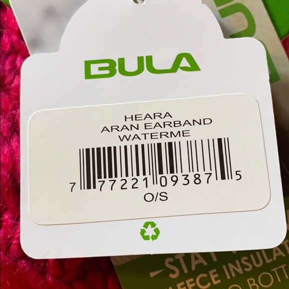 Hot pink Bula fleece insulated headband - Picture 7 of 8